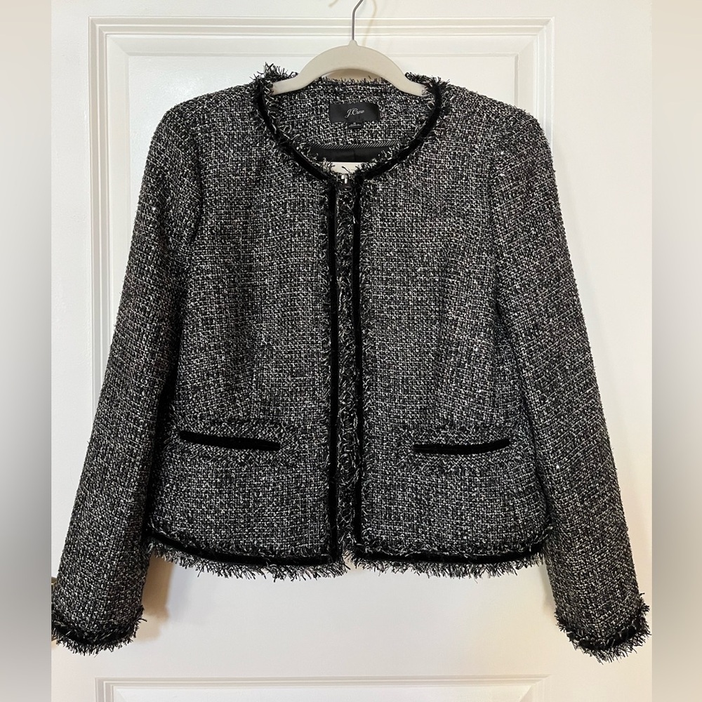 Jacket and skirt set from J. Crew